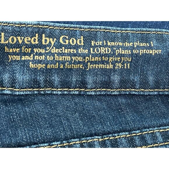 Not of This World Jesus Jeans Size 30 Low Rise Bootcut Baggy 90s Western - Picture 6 of 7